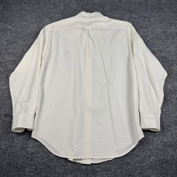 Lauren Ralph Lauren Button Up Shirt Womens 10 Oxford Embroidered Chest Yacht Ivy - Picture 3 of 13